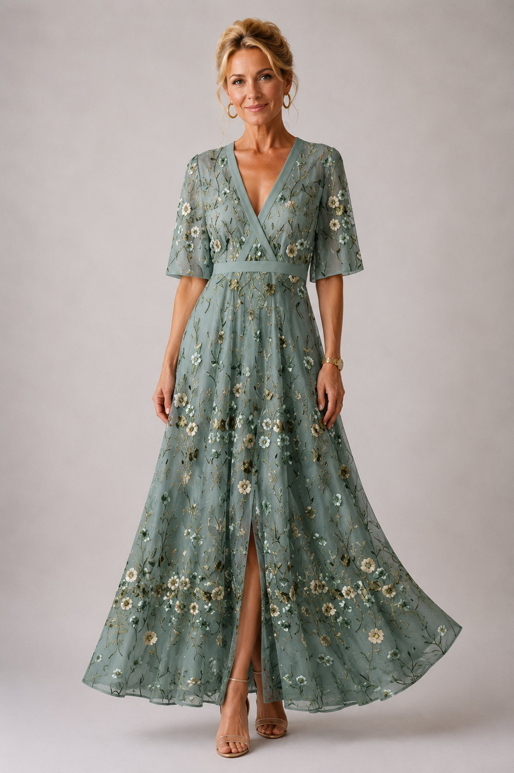 Sabina | Refined Dress with Floral Print